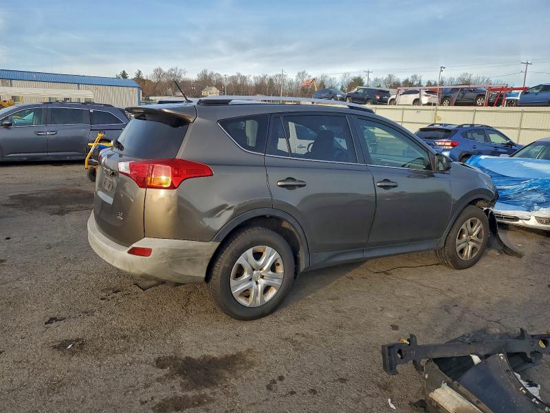 JTMBFREV8ED056932 - 2014 TOYOTA RAV4 LE GRAY photo 3