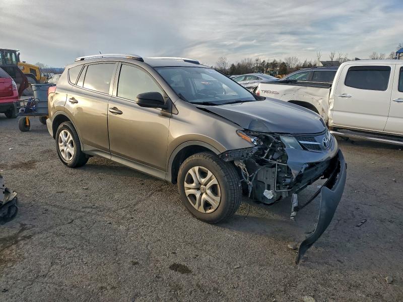 JTMBFREV8ED056932 - 2014 TOYOTA RAV4 LE GRAY photo 4
