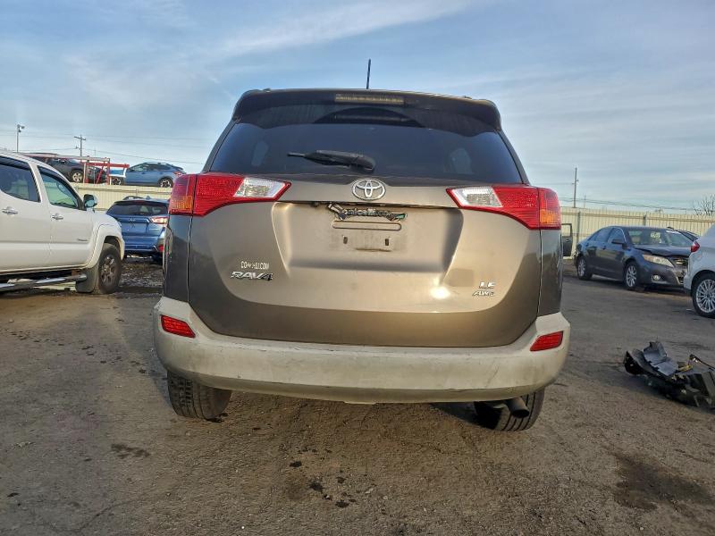 JTMBFREV8ED056932 - 2014 TOYOTA RAV4 LE GRAY photo 6