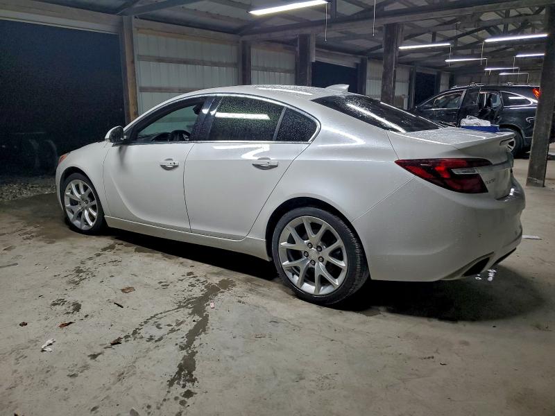 2G4GU5GX1G9184878 - 2016 BUICK REGAL GS WHITE photo 2