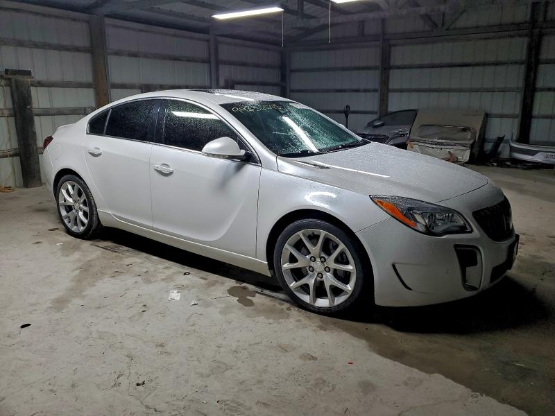 2G4GU5GX1G9184878 - 2016 BUICK REGAL GS WHITE photo 4