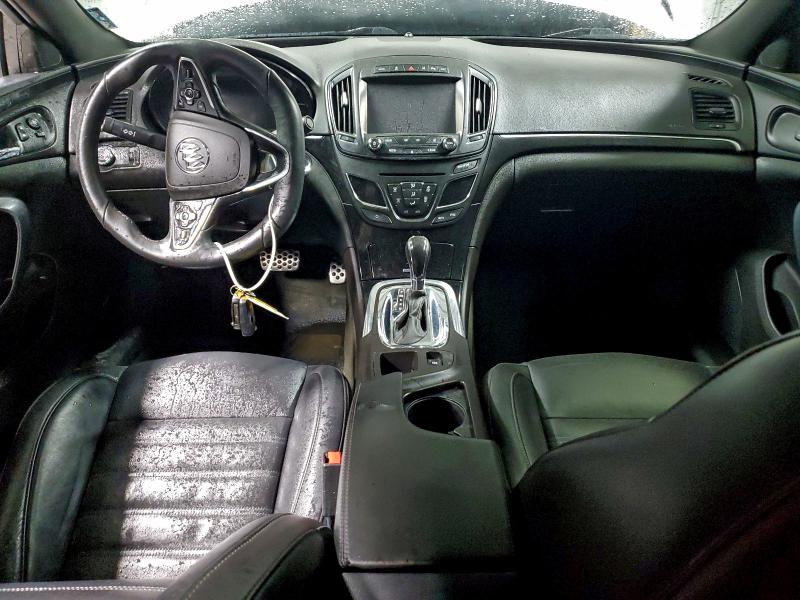 2G4GU5GX1G9184878 - 2016 BUICK REGAL GS WHITE photo 8