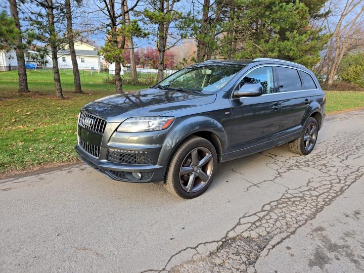 WA1DGAFE6DD012331 - 2013 AUDI Q7 PRESTIGE Gris photo 2