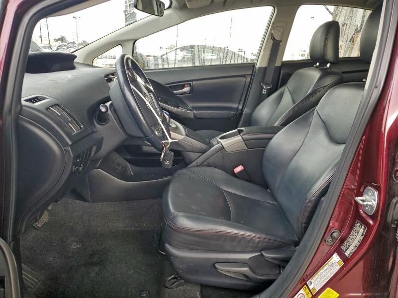 JTDKN3DU4D5577695 - 2013 TOYOTA PRIUS Чорний фото 7