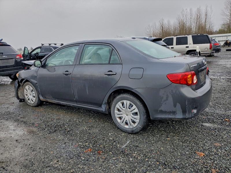 1NXBU4EE1AZ299612 - 2010 TOYOTA COROLLA BASE Gris foto 2