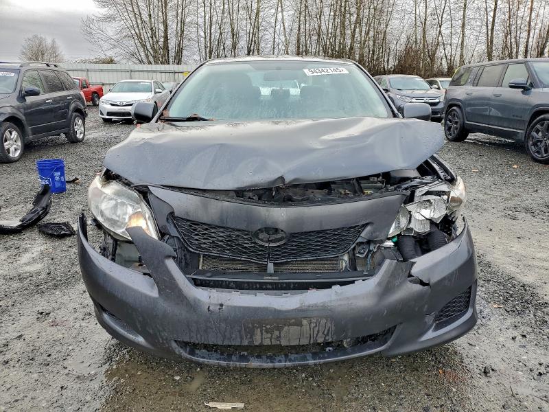 1NXBU4EE1AZ299612 - 2010 TOYOTA COROLLA BASE Gris foto 5