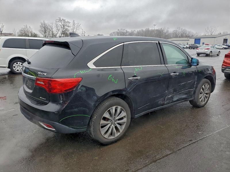 5FRYD4H42FB026405 - 2015 ACURA MDX TECHNOLOGY გრაფიტი ფოტო 3