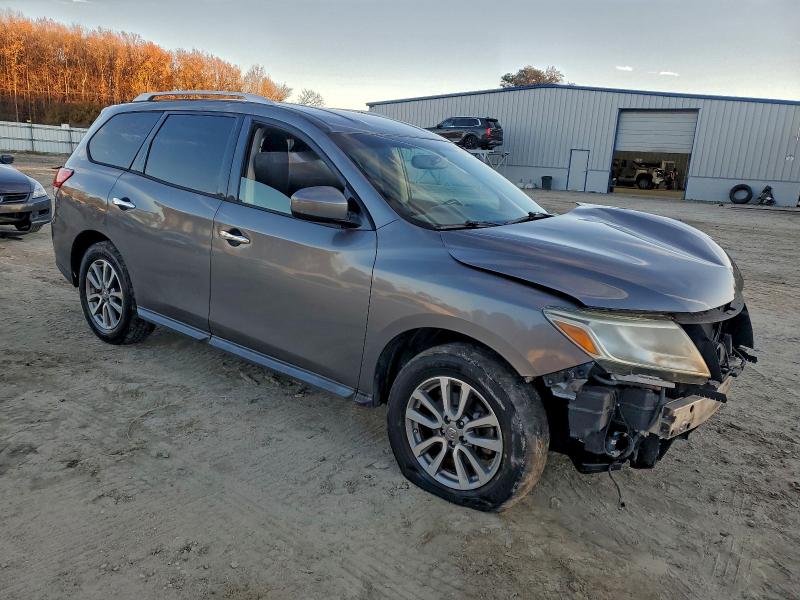 5N1AR2MN0FC616859 - 2015 NISSAN PATHFINDER S Grau Foto 4