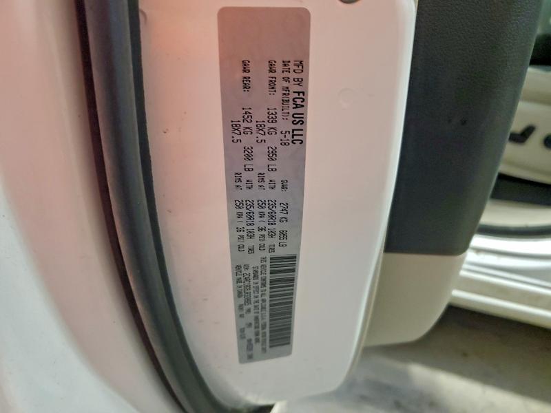 2C4RC1BG9JR320925 - 2018 CHRYSLER PACIFICA TOURING L WHITE photo 13