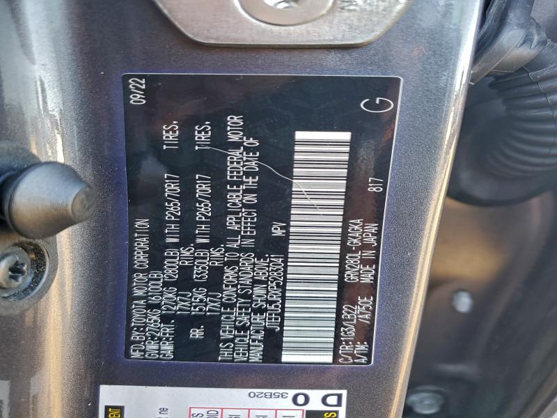 JTEFU5JRXP5283041 - 2023 TOYOTA 4RUNNER SR5 Boz foto 13