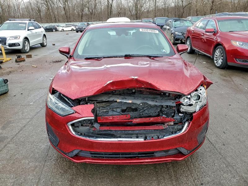 3FA6P0LU3KR100543 - 2019 FORD FUSION SE 红色 照片 5