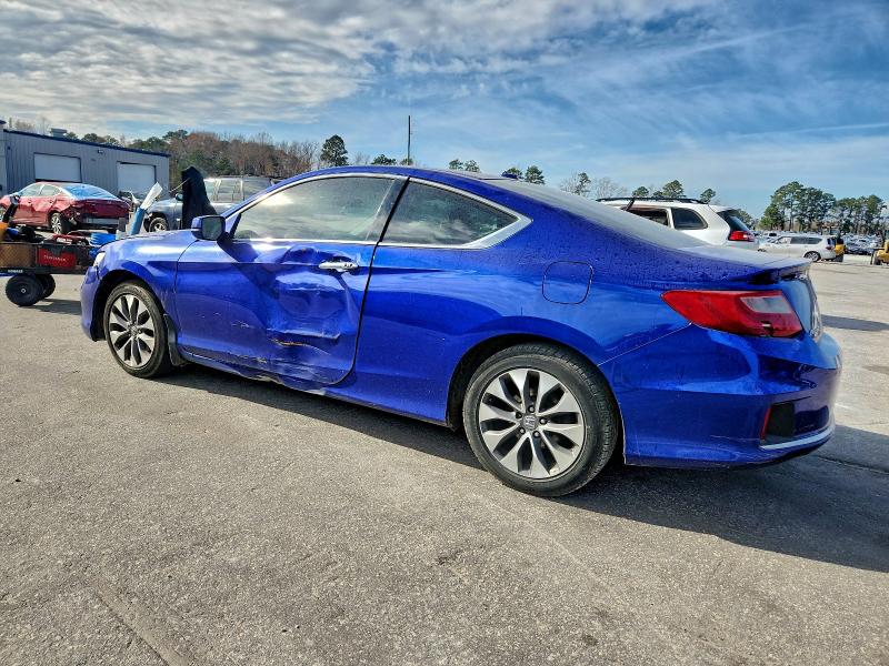 1HGCT1B80DA009554 - 2013 HONDA ACCORD EXL BLUE photo 2