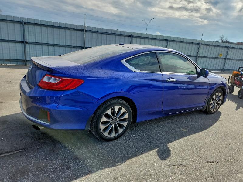 1HGCT1B80DA009554 - 2013 HONDA ACCORD EXL BLUE photo 3