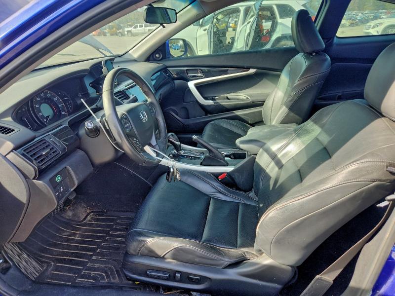 1HGCT1B80DA009554 - 2013 HONDA ACCORD EXL BLUE photo 7