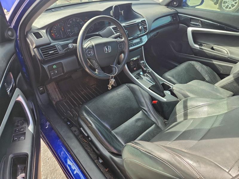 1HGCT1B80DA009554 - 2013 HONDA ACCORD EXL BLUE photo 8