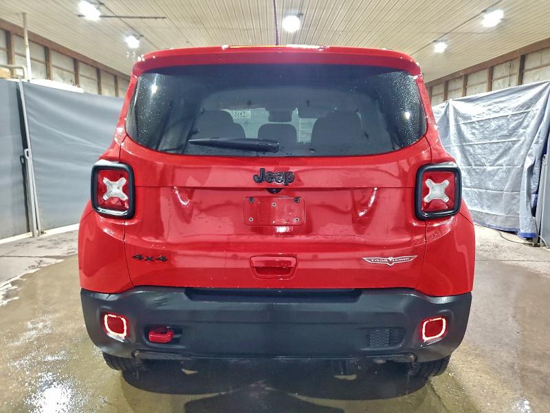 ZACNJDC10PPP70568 - 2023 JEEP RENEGADE TRAILHAWK RED photo 6