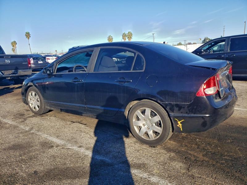 19XFA1F59AE043406 - 2010 HONDA CIVIC LX BLACK photo 2