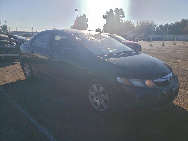 19XFA1F59AE043406 - 2010 HONDA CIVIC LX BLACK photo 4