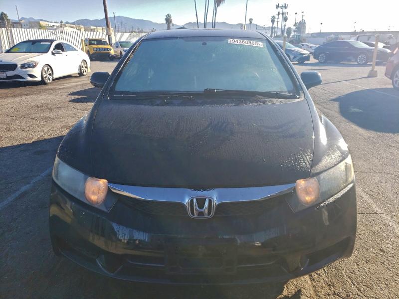 19XFA1F59AE043406 - 2010 HONDA CIVIC LX BLACK photo 5