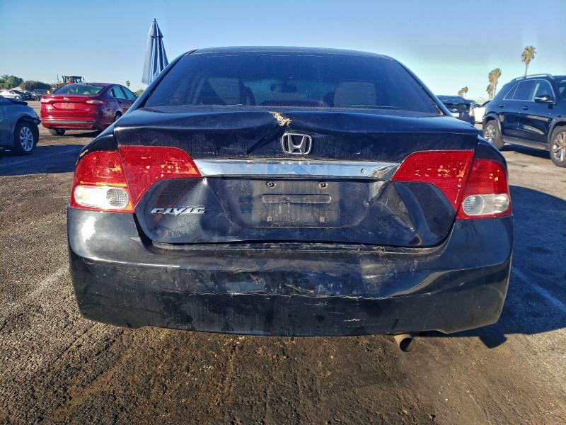 19XFA1F59AE043406 - 2010 HONDA CIVIC LX BLACK photo 6