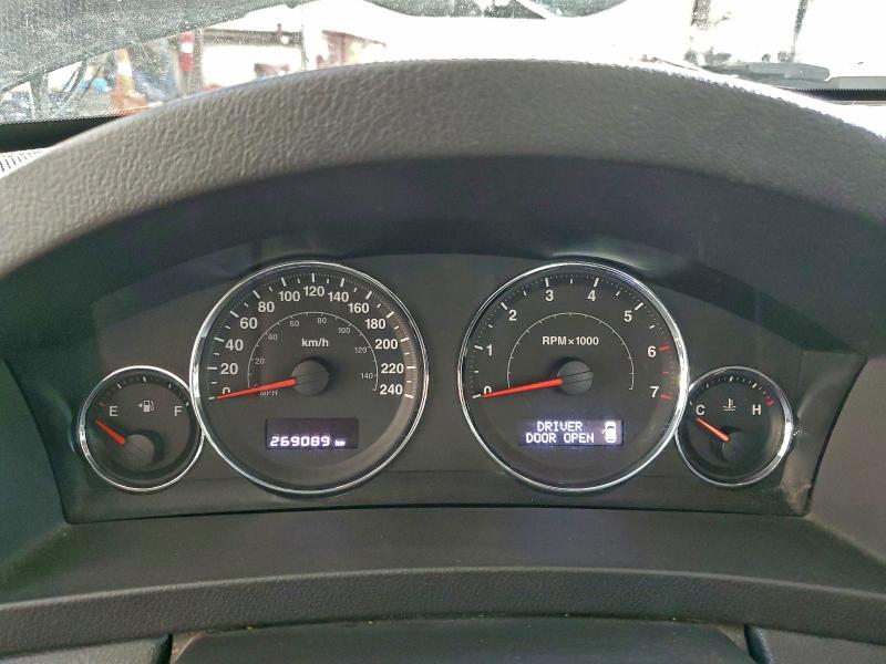 1J8GR48K08C160724 - 2008 JEEP GRAND CHER LAREDO BLACK photo 9