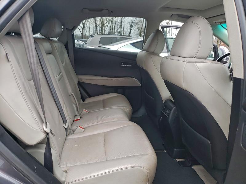 2T2BK1BA4FC279753 - 2015 LEXUS RX 350 BASE GRAY photo 10