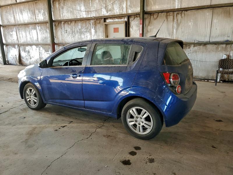 1G1JC6SH5E4216467 - 2014 CHEVROLET SONIC LT Niebieski zdjęcie 2