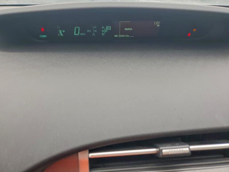 JTDKN3DP0D3038917 - 2013 TOYOTA PRIUS PLUG WHITE photo 9