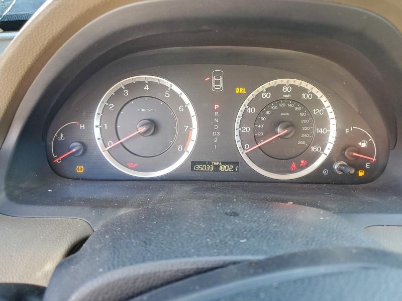 1HGCP26728A007581 - 2008 HONDA ACCORD EX BLACK photo 9