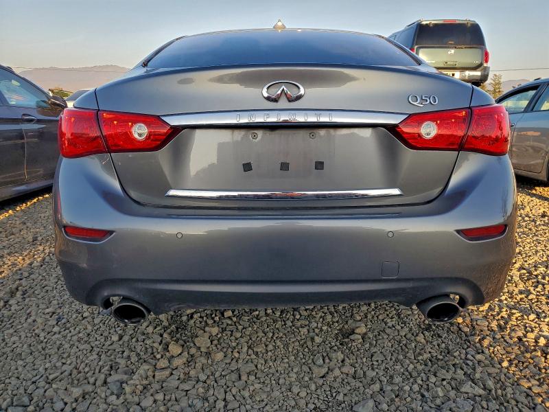 JN1CV7AP4HM640612 - 2017 INFINITI Q50 BASE Արծաթագույն լուսանկար 6