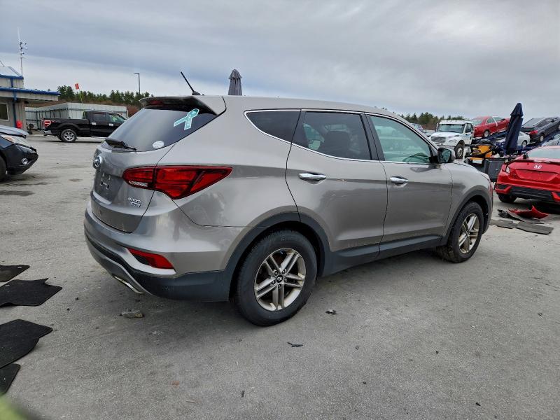 5NMZTDLB0JH069923 - 2018 HYUNDAI SANTA FE S GRAY photo 3