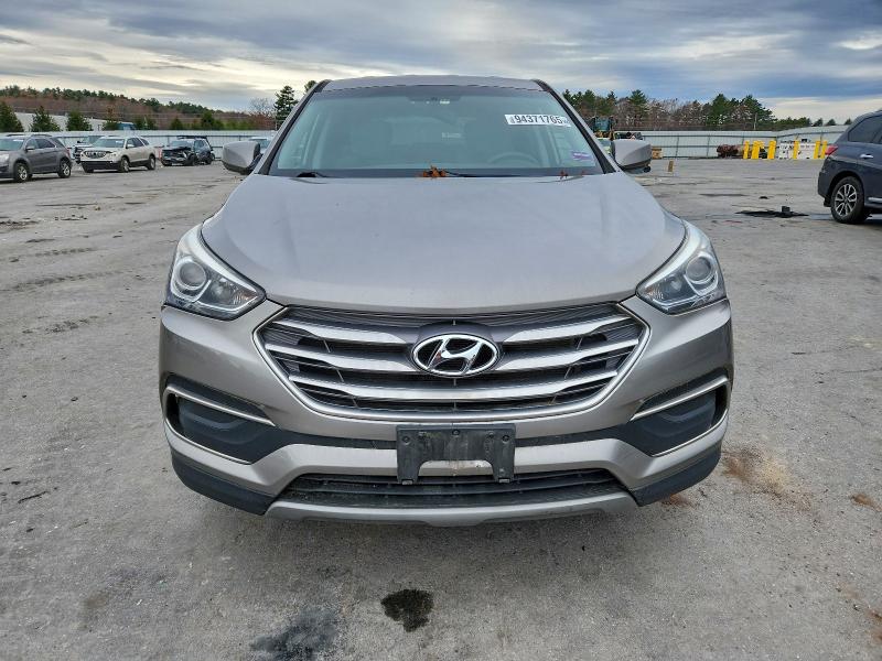 5NMZTDLB0JH069923 - 2018 HYUNDAI SANTA FE S GRAY photo 5