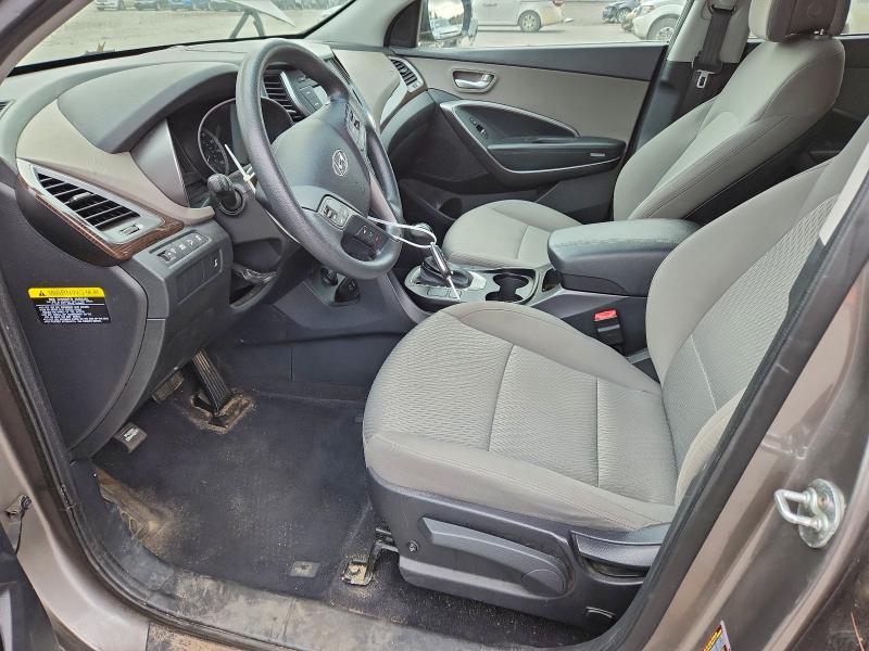 5NMZTDLB0JH069923 - 2018 HYUNDAI SANTA FE S GRAY photo 7