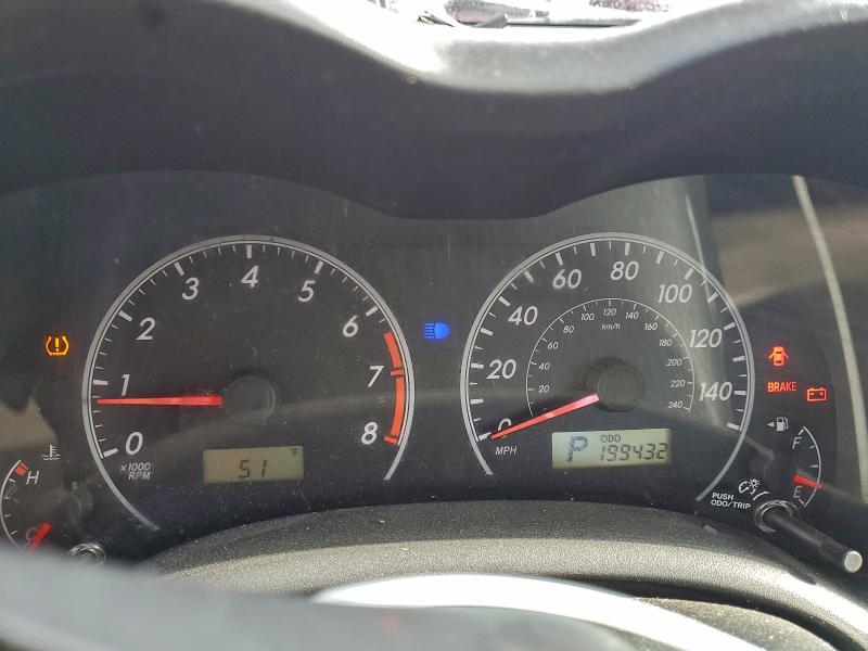 5YFBU4EE4DP213361 - 2013 TOYOTA COROLLA BASE Червоний фото 9