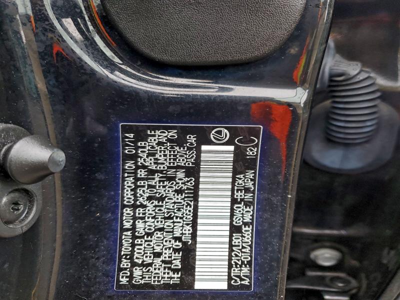 JTHBK1GG5E2111763 - 2014 LEXUS ES 350 黑色 照片 12