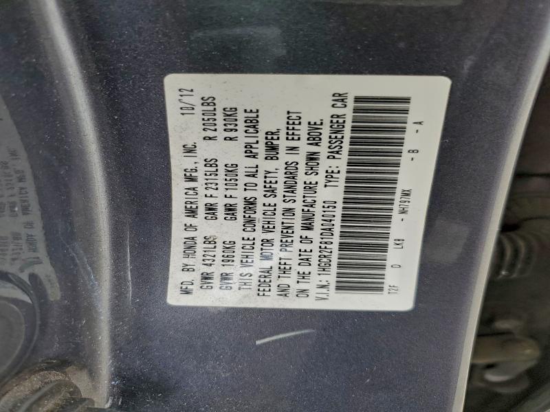 1HGCR2F81DA040150 - 2013 HONDA ACCORD EXL Grafit foto 12