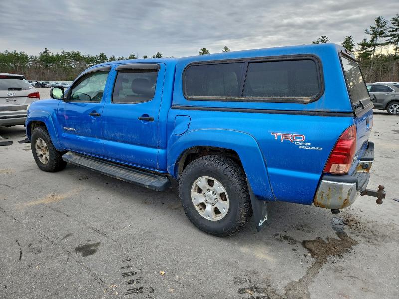 5TELU42N15Z027247 - 2005 TOYOTA TACOMA DOUBLE CAB BLUE photo 2