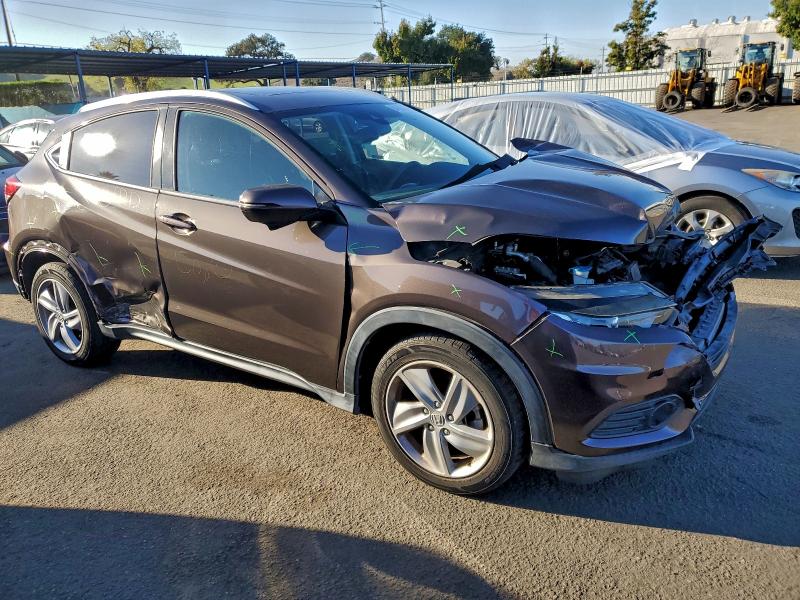 3CZRU5H76KM711917 - 2019 HONDA HR-V EXL PURPLE photo 4