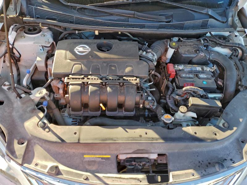 3N1AB7AP8DL692152 - 2013 NISSAN SENTRA S WHITE photo 11