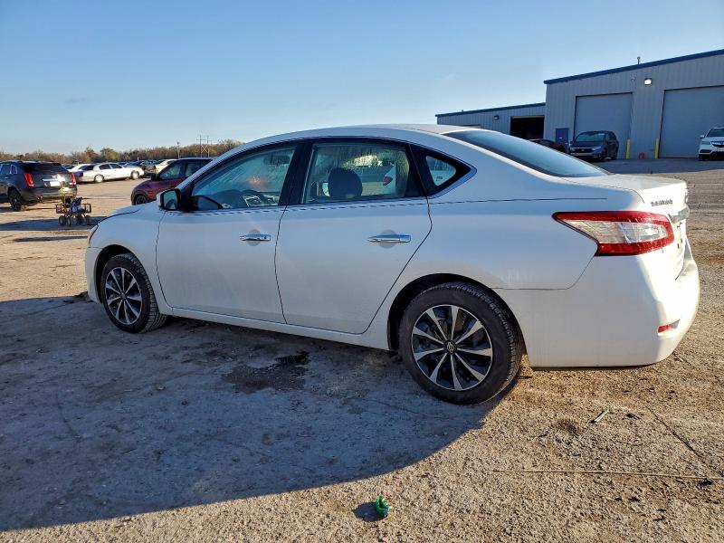 3N1AB7AP8DL692152 - 2013 NISSAN SENTRA S WHITE photo 2
