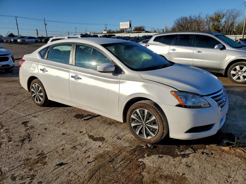 3N1AB7AP8DL692152 - 2013 NISSAN SENTRA S WHITE photo 4