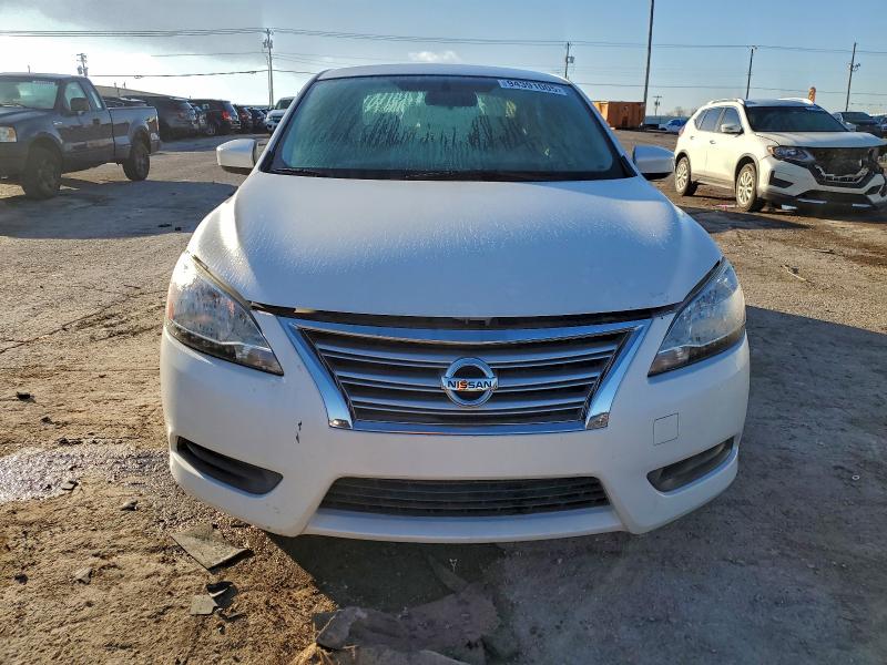 3N1AB7AP8DL692152 - 2013 NISSAN SENTRA S WHITE photo 5