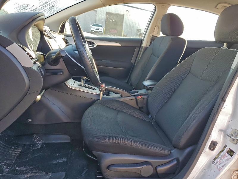 3N1AB7AP8DL692152 - 2013 NISSAN SENTRA S WHITE photo 7