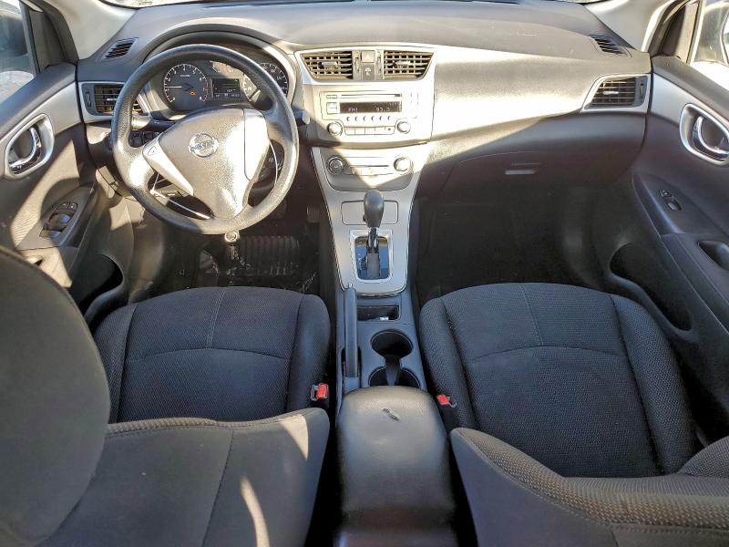 3N1AB7AP8DL692152 - 2013 NISSAN SENTRA S WHITE photo 8