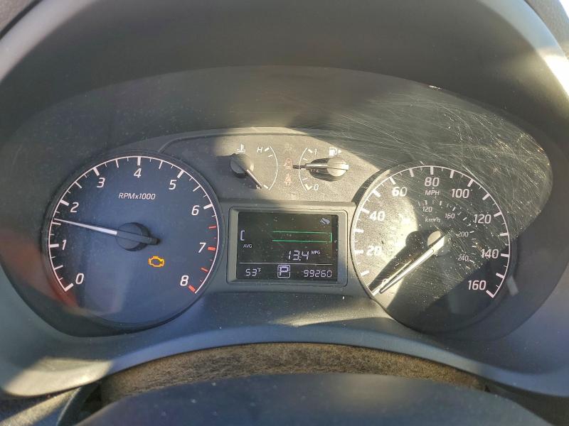 3N1AB7AP8DL692152 - 2013 NISSAN SENTRA S WHITE photo 9