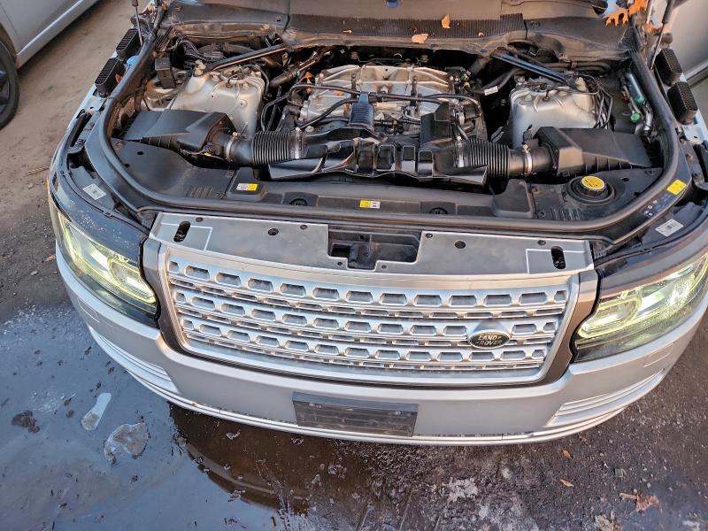 SALGS2FV0HA372377 - 2017 LAND ROVER RANGE ROVE HSE SILVER photo 12