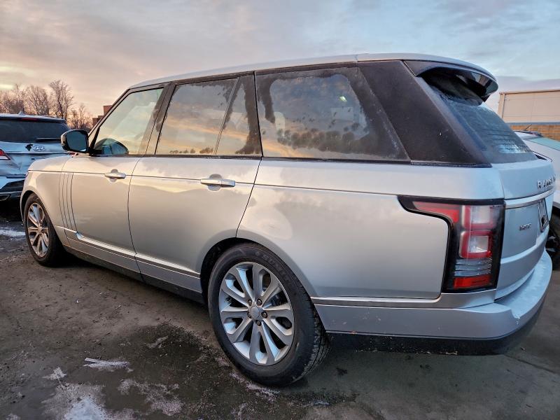 SALGS2FV0HA372377 - 2017 LAND ROVER RANGE ROVE HSE SILVER photo 2