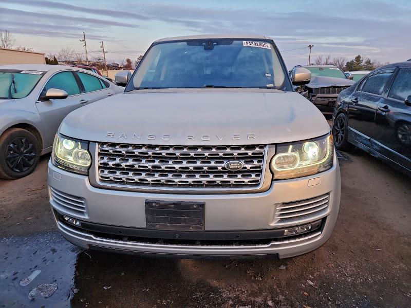 SALGS2FV0HA372377 - 2017 LAND ROVER RANGE ROVE HSE SILVER photo 5