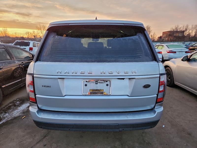SALGS2FV0HA372377 - 2017 LAND ROVER RANGE ROVE HSE SILVER photo 6