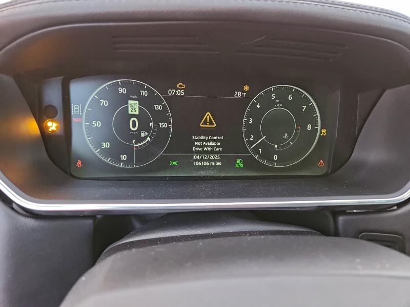 SALGS2FV0HA372377 - 2017 LAND ROVER RANGE ROVE HSE SILVER photo 9